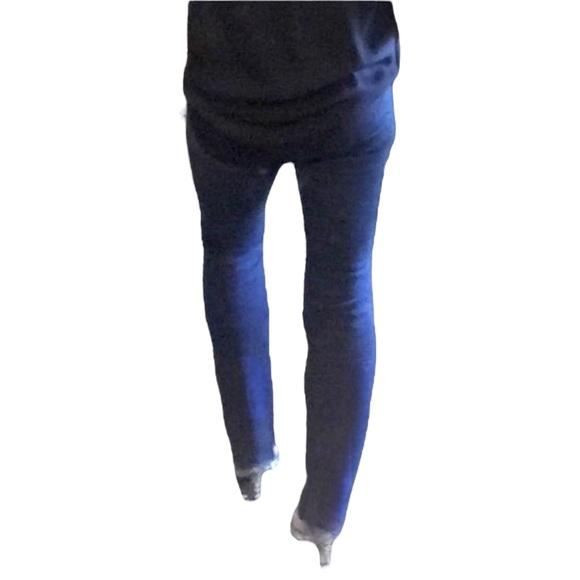 J Brand Dark Blue Indigo Wash Low Rise Straight Leg Boot Cut Denim Jeans - 26 - Picture 10 of 16